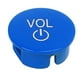 thumbnail image 1 of Botón De Audio Central Del Automóvil, Botón De Interruptor De Volumen De Plástico ABS Compatibilidad Ligero Para La Modificación Del Automóvil ANGGREK Azul, 1 of 8