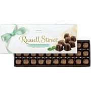 Russell Stover French Chocolate Mints Box 10 Ounce Russell Stover Candy, French Mint Chocolate Candy Box; Melt in Your Mouth French Mint Covered in a Rich Chocolate Candy Gift Box