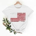 thumbnail image 2 of PXLKNZH American Flag Top Women Plus Size Short Sleeve 4th of July Patriotic Graphic Tees 2025 Summer Independence Day V Neck Shirts,White,S, 2 of 8