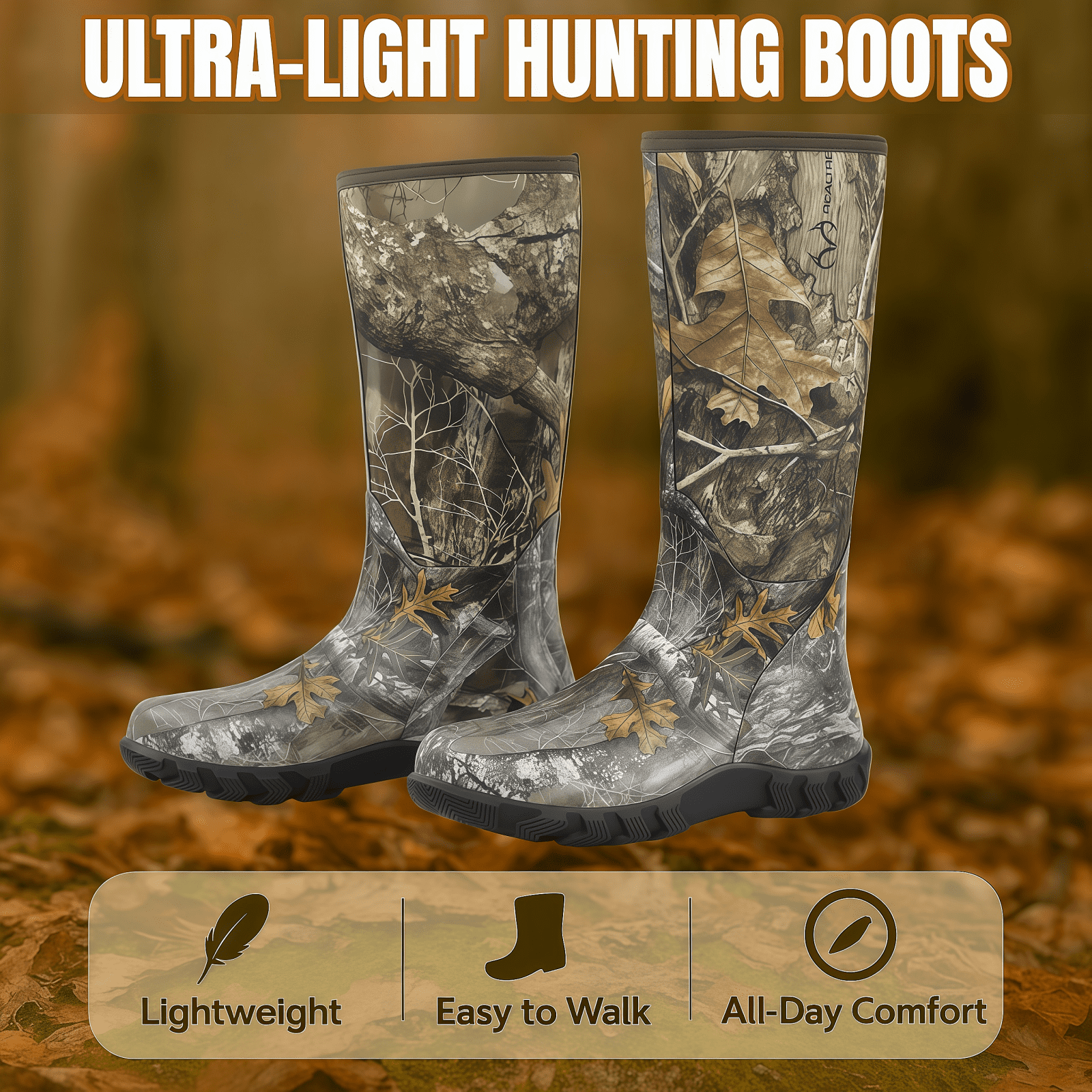 Men’s Camouflage Hunting Boots