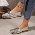 thumbnail image 2 of YOUYEDIAN Loafers for Women Fashion Pointed Toe Comfy Versatile Slip On Flats Retro Casual Outdoor Walking Dress Shoes, 2 of 5