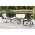 thumbnail image 3 of Safavieh Berkane Outdoor Modern Casual 4 Piece Set with Cushion, 3 of 13