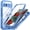 Blue, variant on Corliven for Google Pixel 10A Case with Screen Protector, Water-Resistant Shockproof Dustproof PC+TPU Protective Cover, Blue