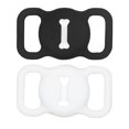 thumbnail image 1 of Funda de silicona oscura antirrayas compatible con Apple Airtag, adecuada para collares de perros y gatos, 1 of 5