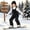 Black, variant on FSYBOA Girls Bib Snow Pants Size 10-12T, Windproof Multi Pocket Insulated Waterproof Kids Ski Pants Army Green