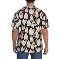 thumbnail image 5 of Cauagu Different Ghosts Men's Short Sleeve Button Down Hawaiian Shirt for Men Bowling Shirts Casual Summer Beach Shirt,Medium, 5 of 6