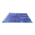 thumbnail image 2 of Ahgly Company Machine Washable Indoor Rectangle Oriental Blue Industrial Area Rugs, 2' x 5', 2 of 4