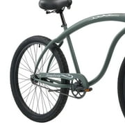 Firmstrong Bruiser Single Speed Mens 26 In Beach Cruiser Bike, Army Green