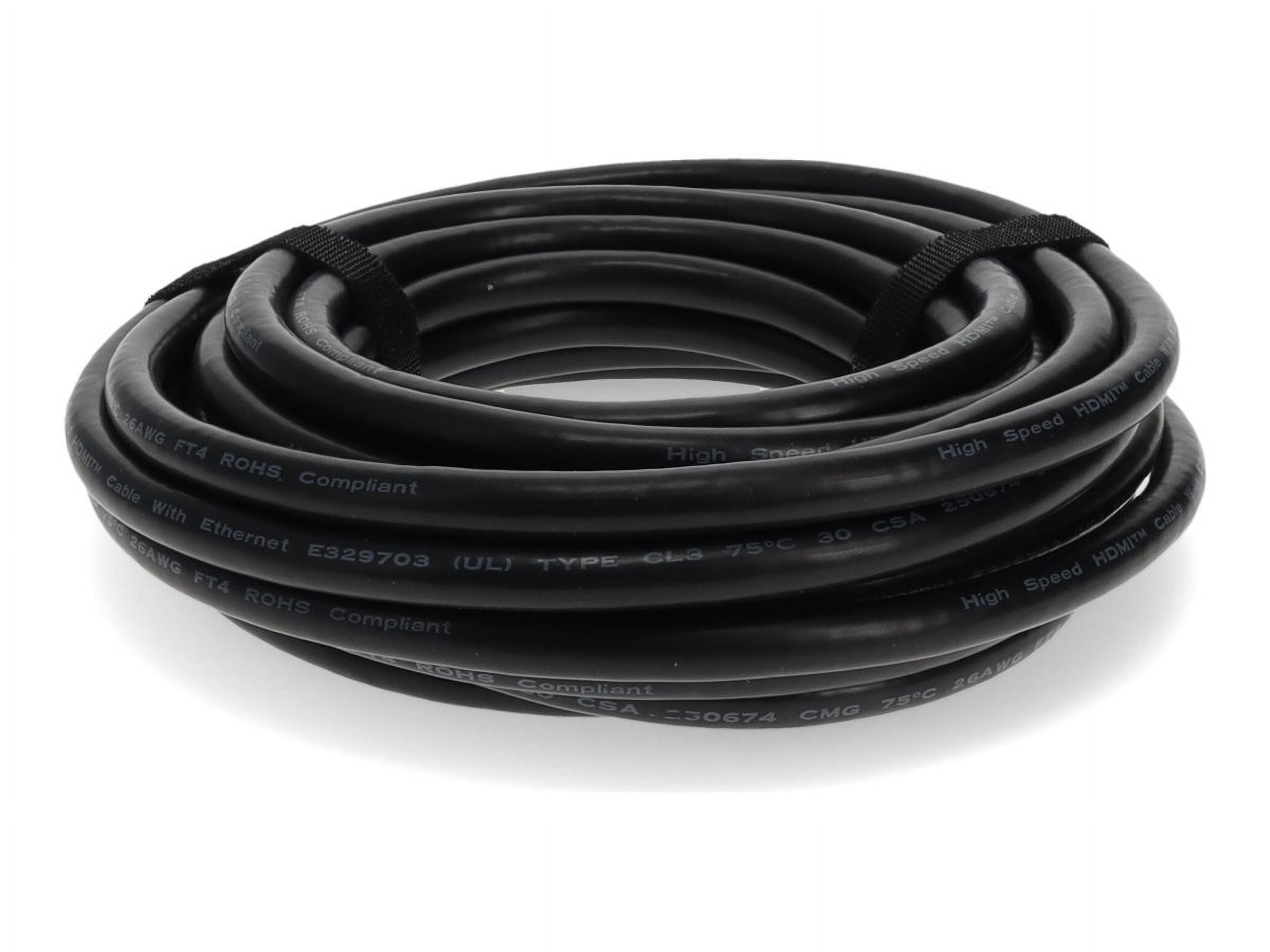 25.0FT MALE TO MALE CABLE HDMI TO HDMI BLACK CABLE