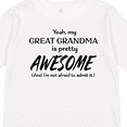 thumbnail image 4 of Inktastic Yeah My Great Grandma Is Pretty Awesome Boys or Girls Long Sleeve Toddler T-Shirt, 4 of 5