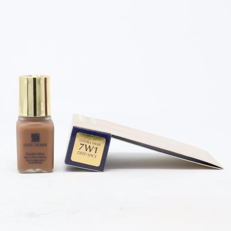 Estee Lauder Double Wear Stay-In-Place Foundation 0.24oz 7W1 Deep Spice New