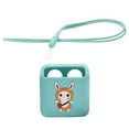 thumbnail image 4 of Silicone Case with Strap Sleeve Children's Audio Player Travel for Yoto Mini Green, 4 of 9