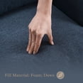 thumbnail image 4 of Carolayne Upholstered Accent Chair Comfy Armchair with Pillows for Living Room, Bedroom, Navy Blue, 4 of 7