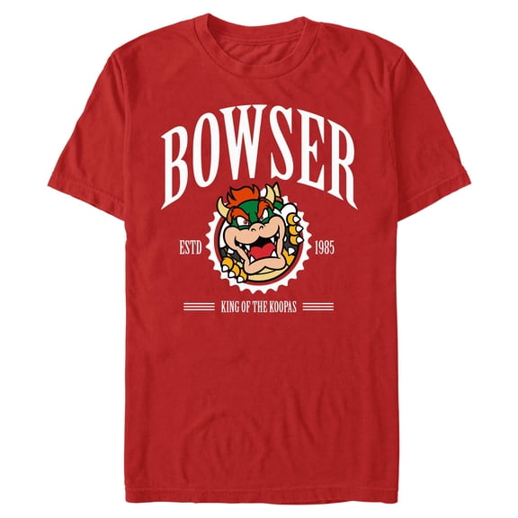 Mens Nintendo Bowser King of the Koopas 1985 T Shirt