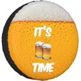 thumbnail image 1 of Spare Tire Cover Its Beer Time Universal Wheel Cover Protectors Waterproof Dust-Proof for Rv SUV Truck Camper Travel Trailers, 1 of 4