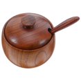 thumbnail image 4 of Here's a polished and engaging product description for your **Wooden Condiment Jar with Lid Spoon**:\n\n \n\n### 🌟 **Stylish Wooden Condiment Jar with, 4 of 5