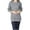 Gray, variant on Jamicy Maternity Winter Clothes Women's Nursing Tops Cotton Sweatshirt Long Sleeve Zipper Breastfeeding Shirts Casual Round Neck Pregnancy Tunics Tee