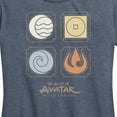 thumbnail image 3 of Avatar - The Last Airbender - Nations Symbols - Women's Short Sleeve Graphic T-Shirt, 3 of 5