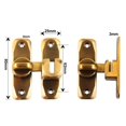 thumbnail image 2 of Secure Sliding Barn Door Lock: Easy Install, 90°/180° Flexibility & Privacy!, 2 of 9