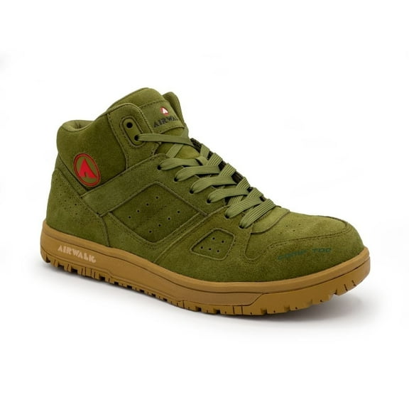 AIRWALK SAFETY Mens Work Boot Olive Green Composite Toe EH AW6353 Suede