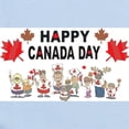 thumbnail image 2 of CafePress - Happy Canada Day Infant Bodysuit - Baby Light Bodysuit, Size Newborn - 24 Months, 2 of 4