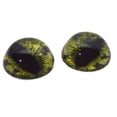 thumbnail image 5 of High Domed Green Alligator Glass Eyes, 5 of 7