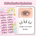 thumbnail image 1 of Self Adhesive Eyelashes Cluster Lashes No Glue Individual Lashes Soft Idol Lash Clusters Reusable Self Adhesive Lashes, 1 of 5
