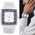 thumbnail image 3 of Reloj de cuarzo para hombre Sin correa de malla de acero blanco y azul, 3 of 10