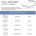thumbnail image 2 of 7-Piece Queen Dark Grey Comforter Set, Complete All Season Bedding with Comforter, Sheets, Pillowcases & Shams, 2 of 10
