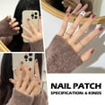thumbnail image 3 of Patch false nail wearable girl manicure new 2023 GXAU A6A3 V8T2, 3 of 7