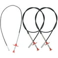 thumbnail image 1 of Barrena de cable,Paquete de 3 desagües de plomería, desagües obstruidos por serpientes, barrena de s Tomshoo 3 piezas, 1 of 7