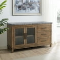 thumbnail image 5 of Steve Silver Modern Farmhouse Grayson Marble Top Sideboard, Driftwood, 5 of 7