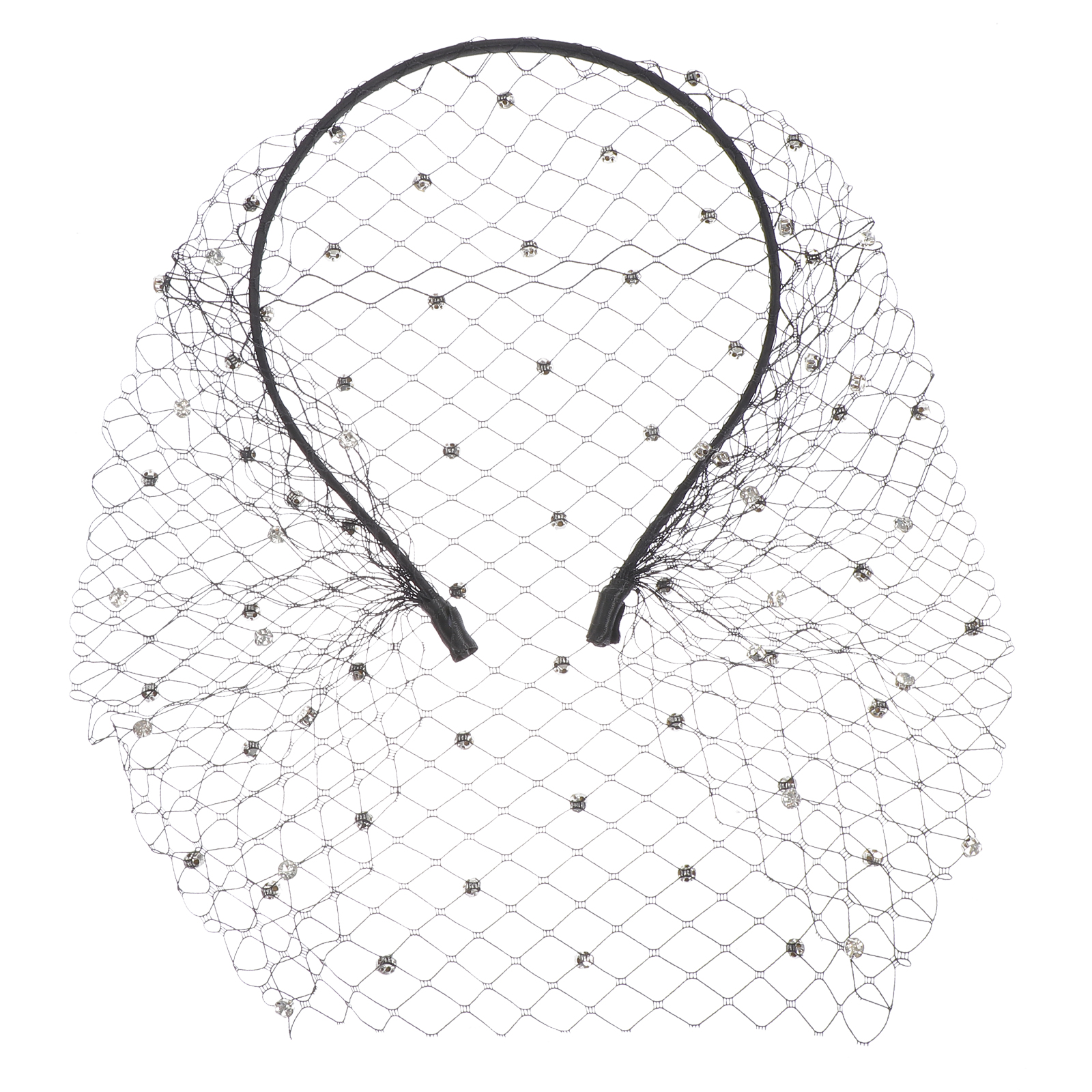 Veilheadbandblack Hats Hat Funeral Fascinator Facinatorsparty Tea