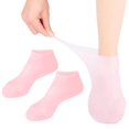 thumbnail image 3 of ziyahi Soft Silicone Gel Socks Toe Socks Anti-cracking Protection Rough Foot Anti-cracking Protection and Women Rough Foot Protection Foot Care Protector Pink XL, 3 of 9
