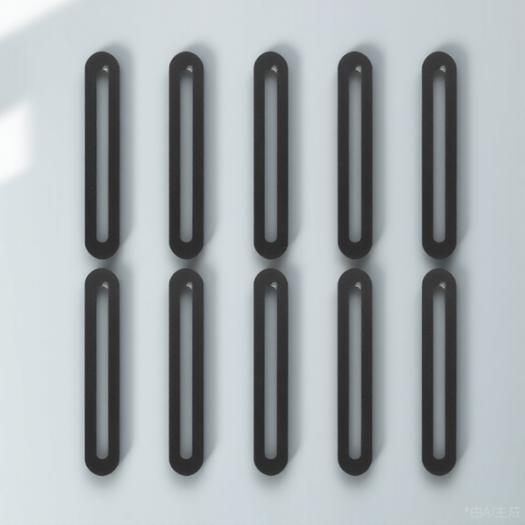 OUNONA 10Ud Placas De Reparación Ajustables Para Muebles Placas De Acero Inoxidable Negras