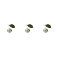 thumbnail image 2 of Yuarrent Cherry Disco Balls Decoración Kawaii Mirror Ball Simulado Fruit Shape Glass Home Decor para Bar Silver single 10cm Type1 NO1, 2 of 6