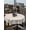 Light Beige Dark Blue, variant on Outdoor Tablecloth with Umbrella Hole and Zipper, Blue Flower Round Table Cloth 60 Inch Waterproof Tablecloth, Spring Farmhouse Country Floral Plant Beige Picnic Table Cover for Patio Camping