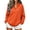 Orange, variant on Womens Fuzzy Fleece Sweatshirt Fleece Plus Size V Neck Long Sleeve Tops Loose Fit Comfort Pullover Trendy Classic Shirts XS-5XL fashion clothing Sky Blue S