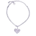 thumbnail image 1 of Joyería Tobillera Pulsera Cadena Playa Mujeres Pie Corazón Tobillera, 1 of 5