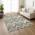 thumbnail image 6 of Addison Rugs Chantille Indoor/Outdoor Transitional Geometric Basil Machine Washable Rectangle Rug, 10' x 14', 6 of 8