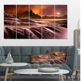 thumbnail image 1 of 3D Rendered Alien Planet - Landscape Canvas Art Print, 1 of 3