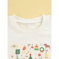 thumbnail image 5 of Seyurigaoka Unisex Children’s Christmas/Letter Print Round Neck Long Sleeve Sweatshirt, 5 of 8