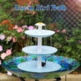 thumbnail image 5 of AISITIN 3-Tiered Bird Bath with 2.5W Solar Pump, Garden Decoration, 5 of 8