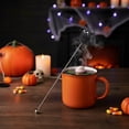 thumbnail image 1 of Utensilios de cocina, accesorios de cocina, cuchara mezcladora de acero inoxidable 304 con temática de Halloween, cuchara mezcladora para bebidas, varilla de acero inoxidable para remover, 1 of 7