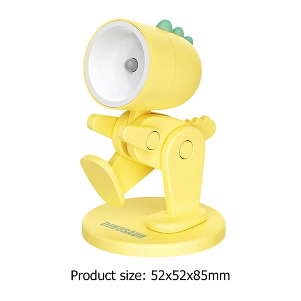 Lámparas de escritorio plegables para mascotas Lámpara de protección ocular con soporte para teléfono con luz nocturna LED (G) JShteea Libre de BPA