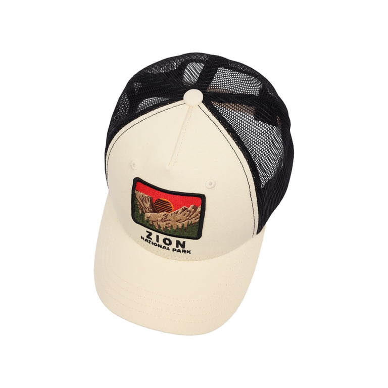 Licensed Zion National Park Boys' Embroidered Patch Trucker Hat photo 7