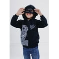 thumbnail image 2 of Marvel Avengers Black Panther Fleece Zip Up Cosplay Hoodie Toddler to Big Kid, 2 of 5