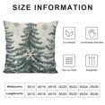 thumbnail image 5 of Qinduosi Christmas Throw Pillow Covers, Winter Holiday Cushion Case Decoration for Sofa Couch of White, 5 of 5