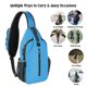 thumbnail image 5 of Bolso bandolera, mochila bandolera, mochila de viaje, bolso de ocio para hombre de gran capacidad, 5 of 5