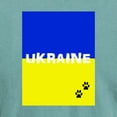 thumbnail image 3 of CafePress - Ukraine Paws T Shirt - Mens Comfort Colors Shirt, 3 of 5